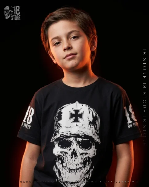 Camiseta Infantil Caveirão