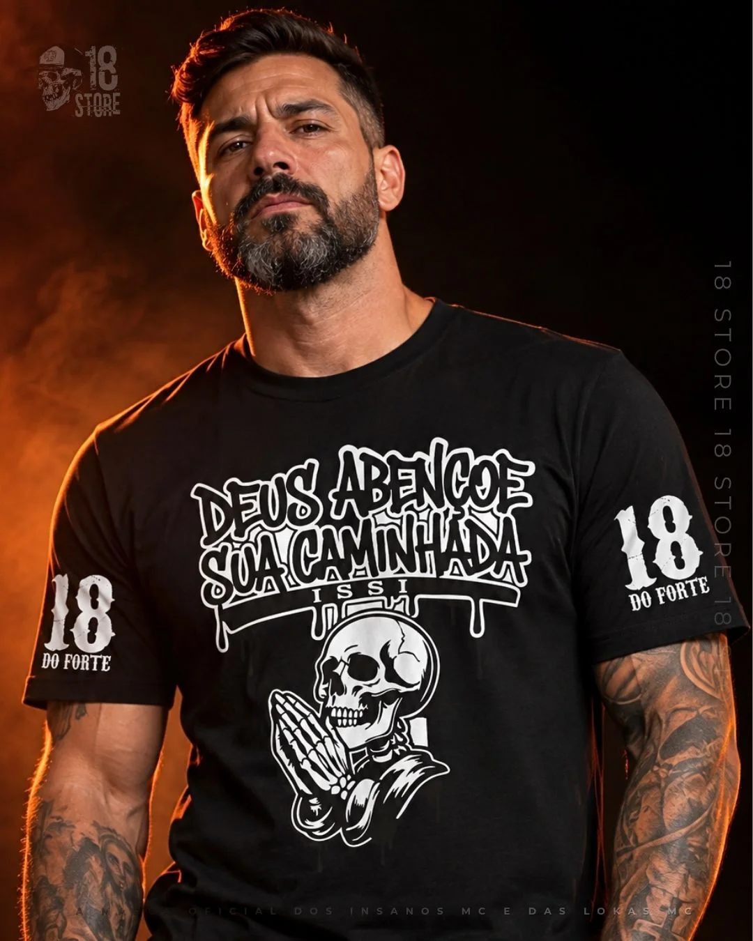 Camiseta Deus abençoe sua caminhada
