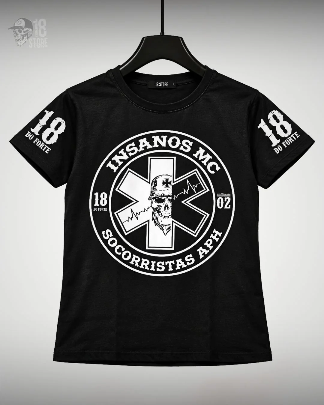 Camiseta Socorristas - Preto / G4