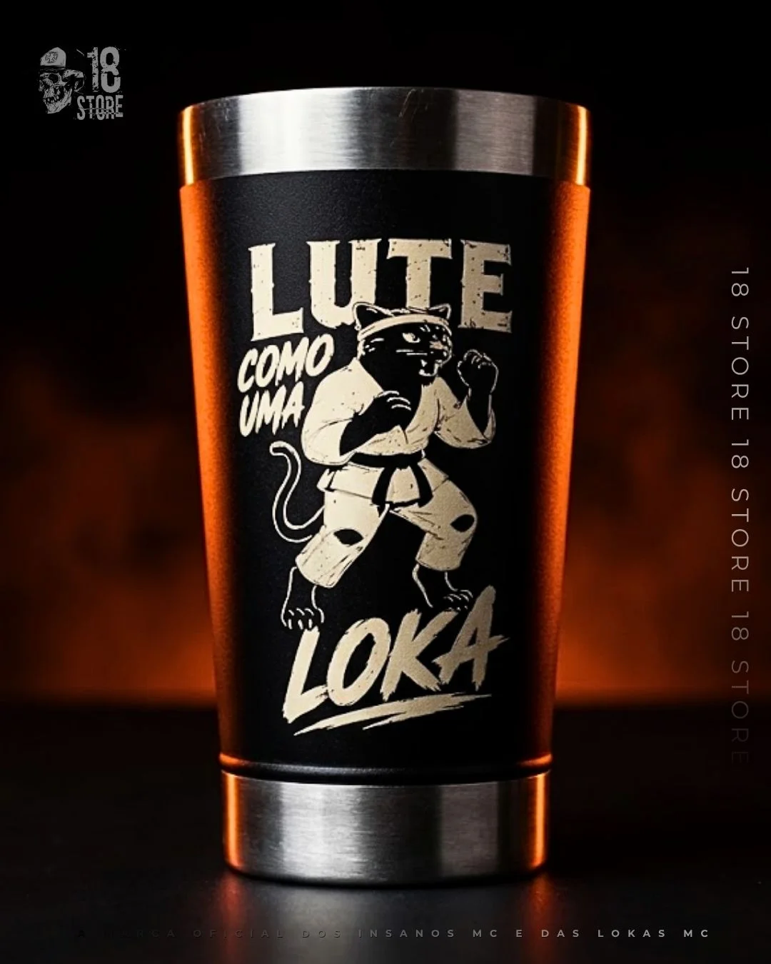Copo Térmico Lute Como Uma Loka – Gata