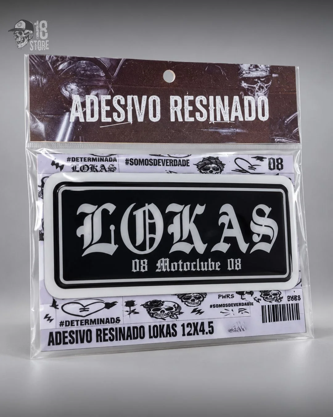 Adesivo Placa Lokas