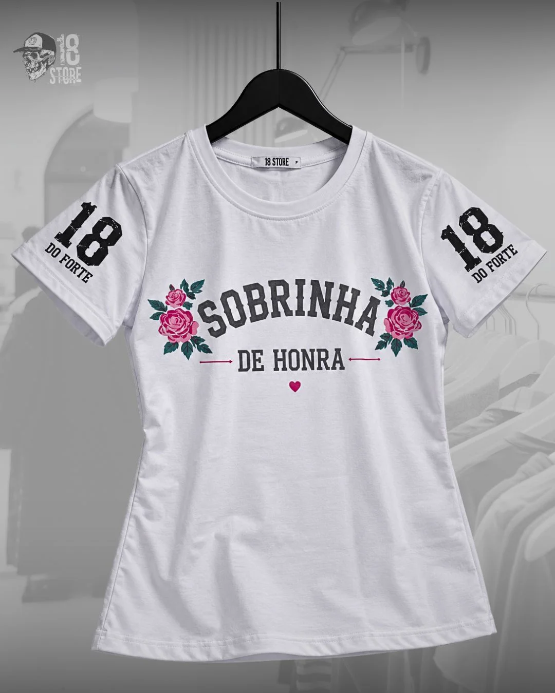 Baby Look Sobrinha - Branco / G4