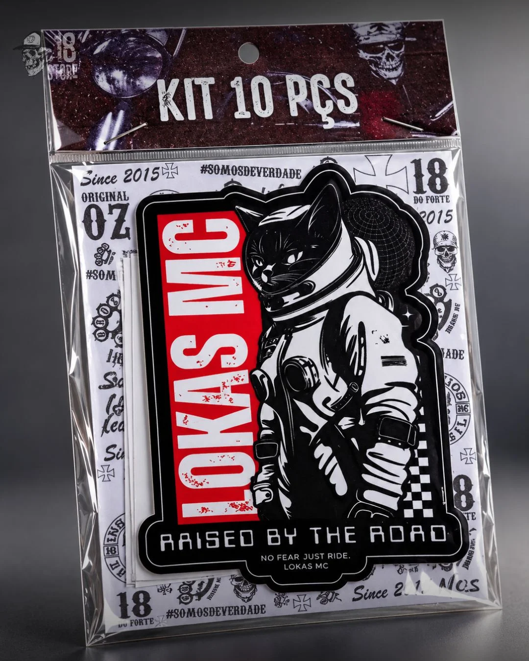 Adesivo Kit C/10 Raiseo By The Road