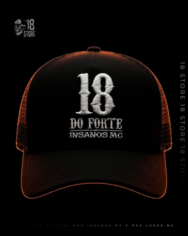 Boné 18 Do Forte - Trucker