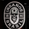Adesivo Brasão Resinado Insanos Mc