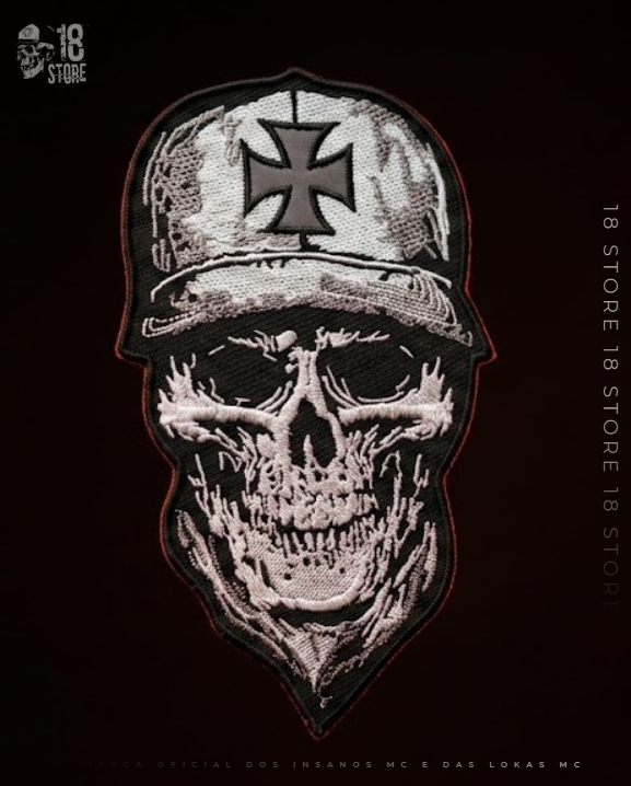 Patch Caveira Insanos Mc