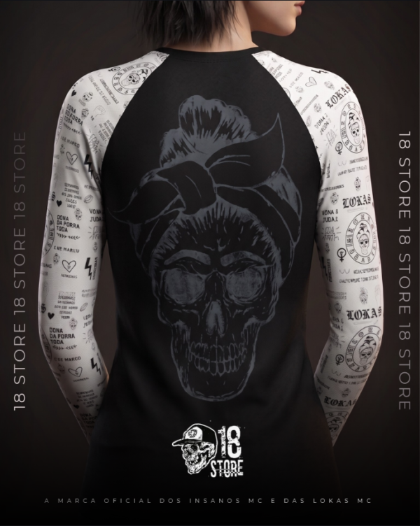 Segunda Pele L.S.S.L Caveira Pp