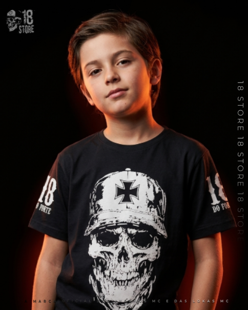 Camiseta Infantil Caveirão