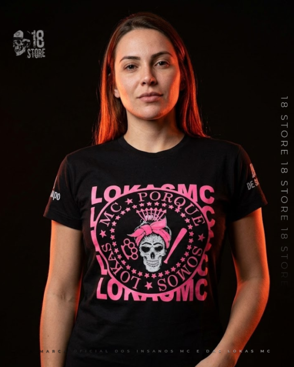 Baby Look Porque  Somos Lokas Pink