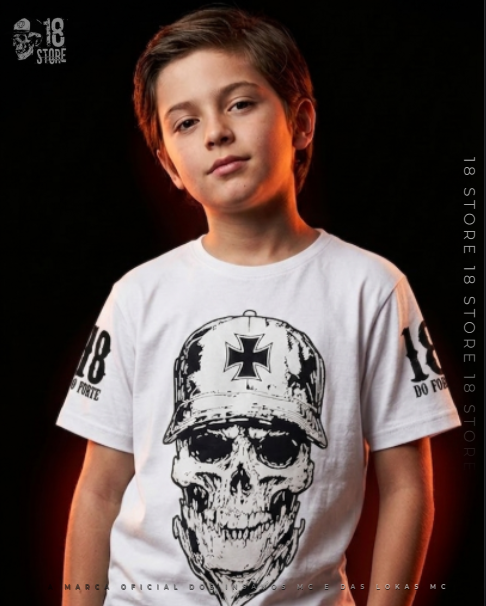 Camiseta Infantil Caveirão