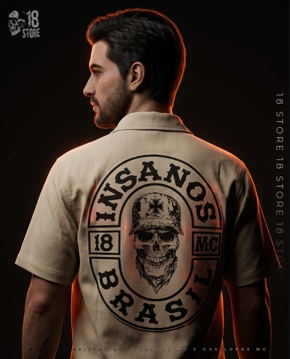 Work Shirt Manga Curta