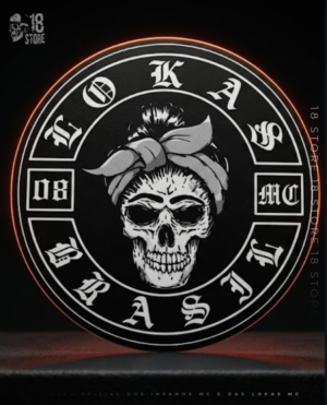 Adesivo Kit Brasão Lokas Mc