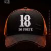 Boné 18 Do Forte - Branco Fitinha