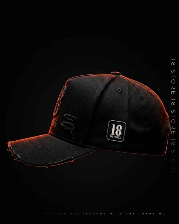 Boné 18 Do Forte - All Black