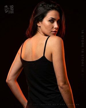 Regata Caveira Glitter Feminina