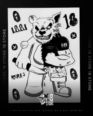 Adesivo Lobo / Urso